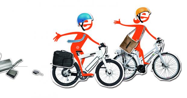 Bike4Car figuren orange fahren fahrrad