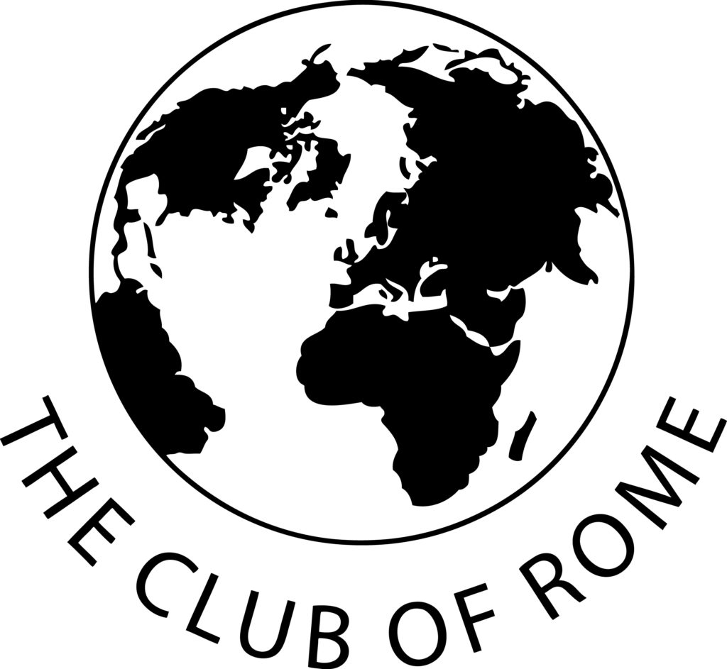 Logo CLUB OF ROME schwarz Hintergrund weiss