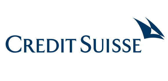 Logo CreditSuisse blau weisser Hintergrund