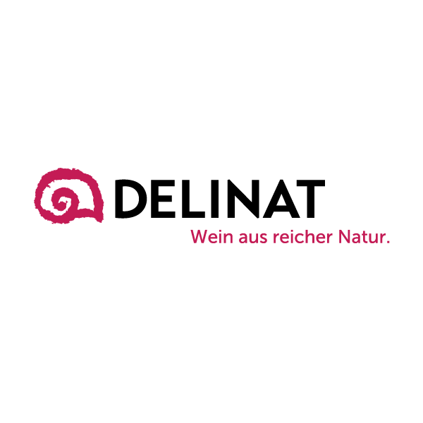 Logo Delinat rosa schwarz ohne Hintergrund