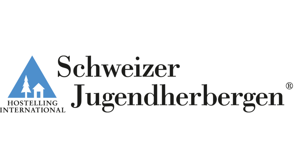 Logo Schweizer Jugendherbergen blau schwarz ohne Hintergrund