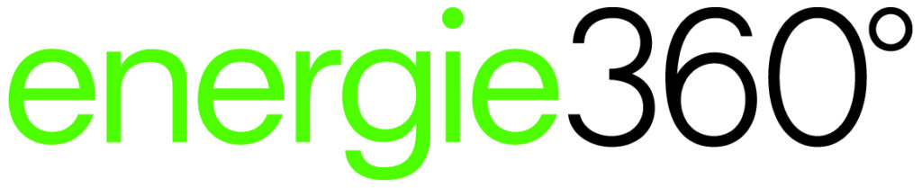 Logo energie 360 Grad grün schwarz