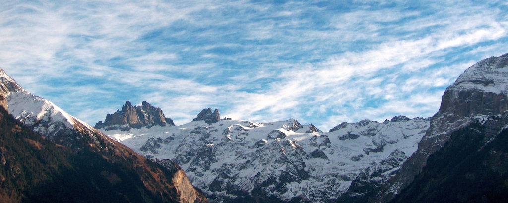 Berg Schnee Himmel Alpen Klippe Sonne