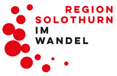 Logo Region Solothurn im Wandel rot schwarz ohne Hintergrund