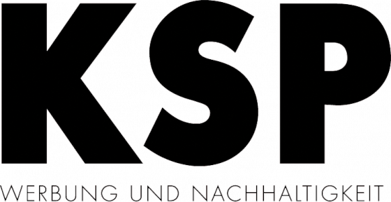 Logo KSP Werbung und Nachhaltigkeit schwarz ohne Hintergrund