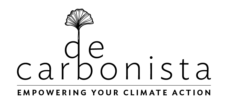 Logo Decarbonista empowering your climate action schwarz ohne Hintergrund