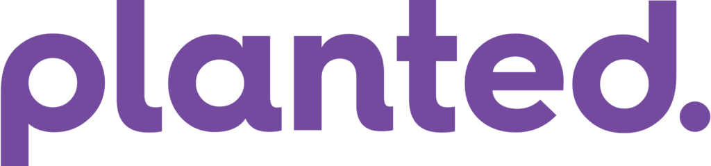 Logo planted. lila ohne Hintergrund