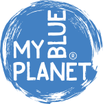 Logo MYBLUEPLANET blau ohne Hintergrund