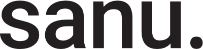 Logo Sanu. schwarz