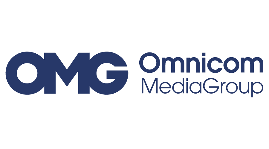 Logo OMG Omnicom Media Group blau