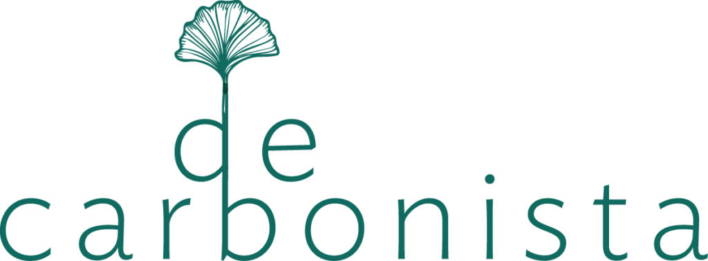 Decarbonista Logo mit Pflanze