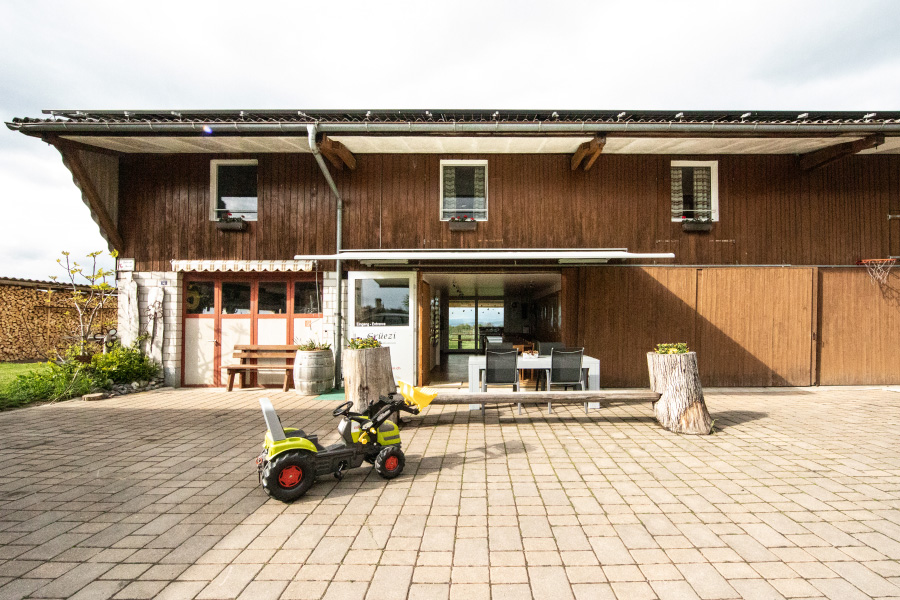 Hof Tschannen Hof Spielzeug holz rustikal Basketball