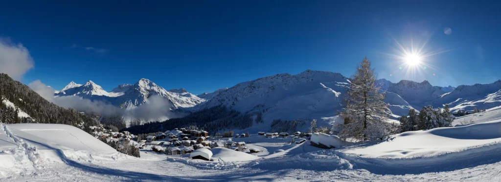 Arosa Schneelandschaft