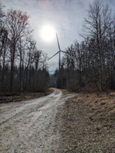 Bild eines Windrads der Windkraftanlage Veronafohren